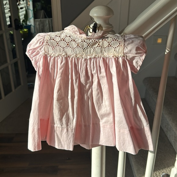 Vintage Pink Toddler Dress *unmarked size* honeysuckle - Picture 3 of 13